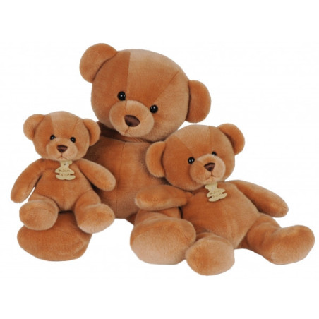 Animaux-Bois-Animaux-Bronzes propose Peluche Ours baby chataigne (PM) Histoire d'Ours 2003