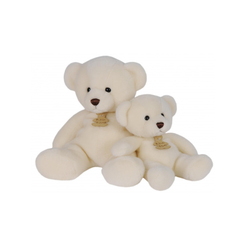 Animaux-Bois-Animaux-Bronzes propose Peluche Ours baby ivoire (PM) Histoire d'Ours 2000