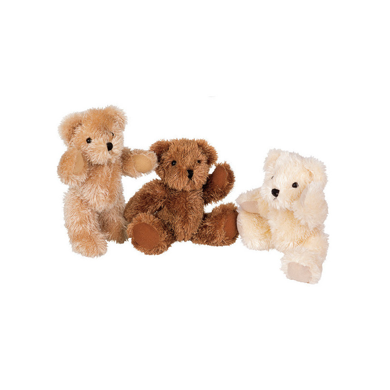 Peluche Ours articulés assortis, lot de 3 -ho1060