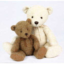 Animaux-Bois-Animaux-Bronzes propose Peluche Ours Empreinte grand modèle - ho229 (2)