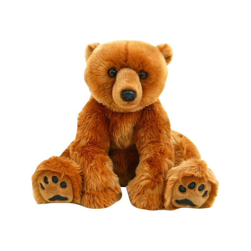 Animaux-Bois-Animaux-Bronzes propose Peluche Ours Empreinte grand modèle - ho229