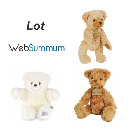 Animaux-Bois-Animaux-Bronzes propose Promotion peluche ours Histoire d'ours -LWS-224