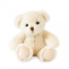 Animaux-Bois-Animaux-Bronzes propose Peluche Ours titours - blanc 27 cm histoire d'ours -2880