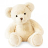 Animaux-Bois-Animaux-Bronzes propose Peluche Ours titours - blanc 50 cm histoire d'ours -2884