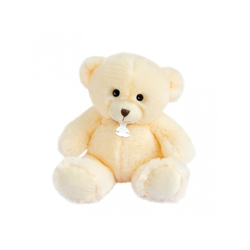 Animaux-Bois-Animaux-Bronzes propose Peluche Ours bellydou - crème 30 cm histoire d'ours -2886