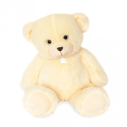 Animaux-Bois-Animaux-Bronzes propose Peluche Ours bellydou - crème 60 cm histoire d\'ours -2892