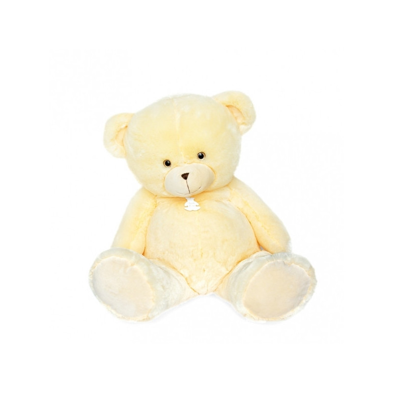 Animaux-Bois-Animaux-Bronzes propose Peluche Ours bellydou - crème 110 cm histoire d'ours -2898