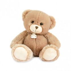 Animaux-Bois-Animaux-Bronzes propose Peluche Ours bellydou - champagne 40 cm histoire d'ours -2890