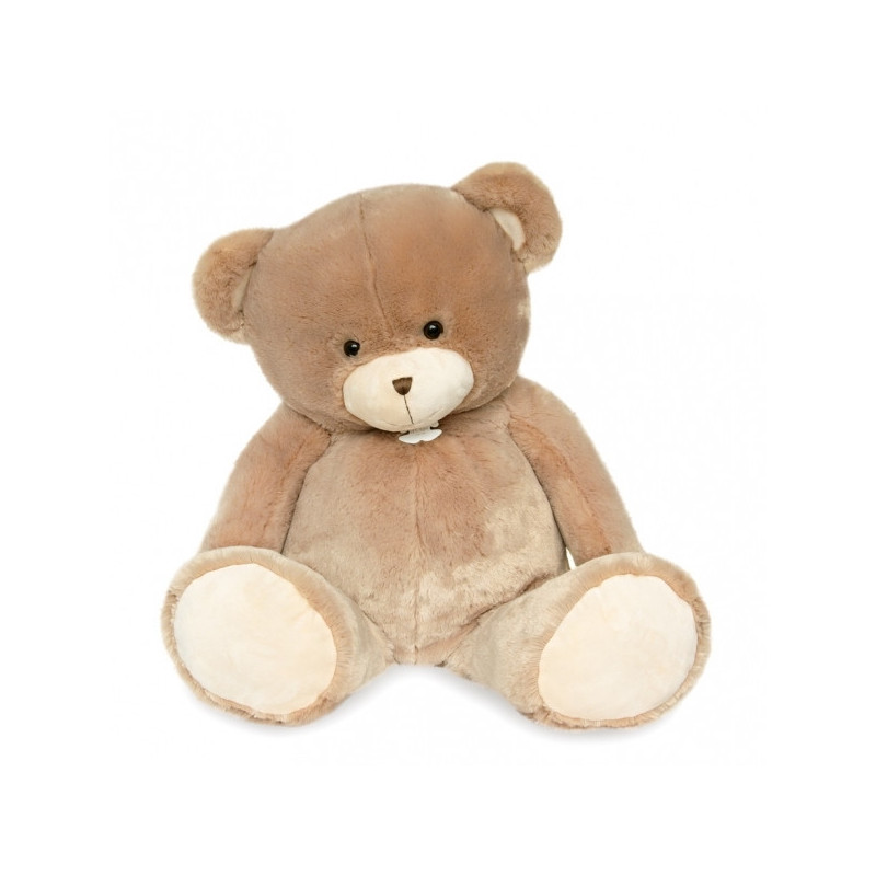 Animaux-Bois-Animaux-Bronzes propose Peluche Ours bellydou - champagne 90 cm histoire d'ours -2896