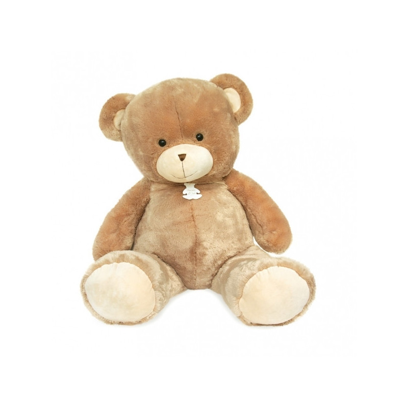 Animaux-Bois-Animaux-Bronzes propose Peluche Ours bellydou - champagne 110 cm histoire d'ours -2899
