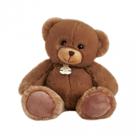 Animaux-Bois-Animaux-Bronzes propose Peluche Ours bellydou - marron 30 cm histoire d'ours -2888