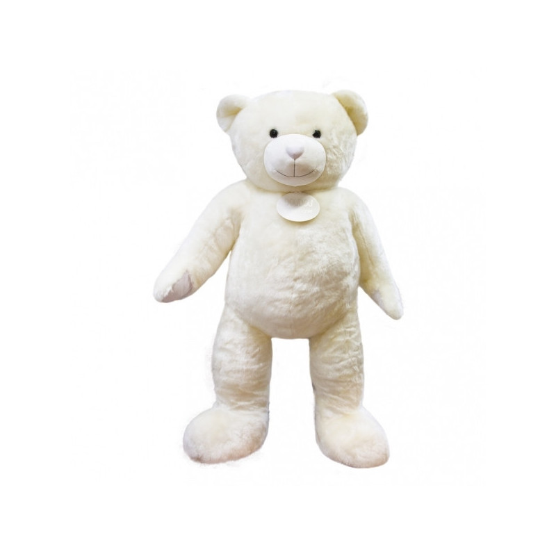 Animaux-Bois-Animaux-Bronzes propose Peluche Ours collection 200 cm - blanc histoire d'ours -DC3419