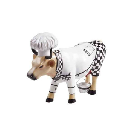 Animaux de la ferme Vache Chef Cow CowParade résine taille M