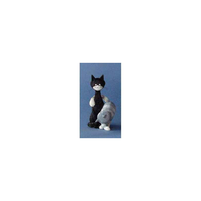 Animaux-Bois-Animaux-Bronzes.com propose Chat Dubout La Charmeuse -DUB52