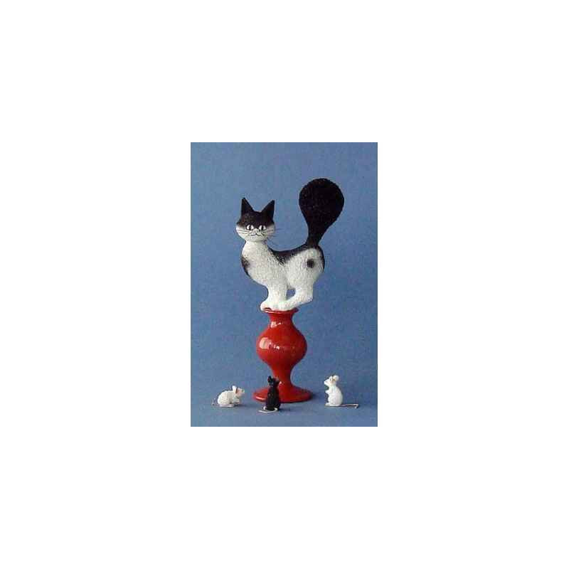 Figurine Chat Dubout Plan de Fuite  -DUB51