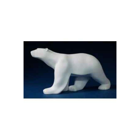 Statuette Ours Blanc Pompon POM11