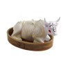 Animaux de la ferme Vache Steamed Dumpling Cow CowParade résine taille M