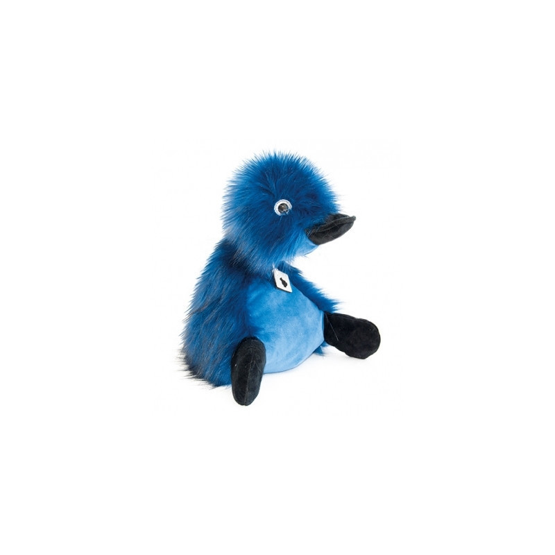 Peluche coin coin bleu nuit - 30 cm -HO2691