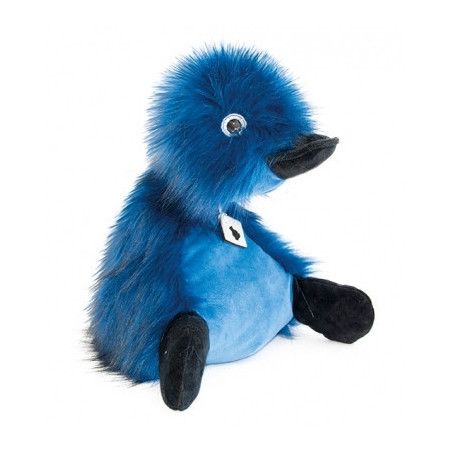 Animaux de la ferme Peluche coin coin bleu nuit - 30 cm -HO2691