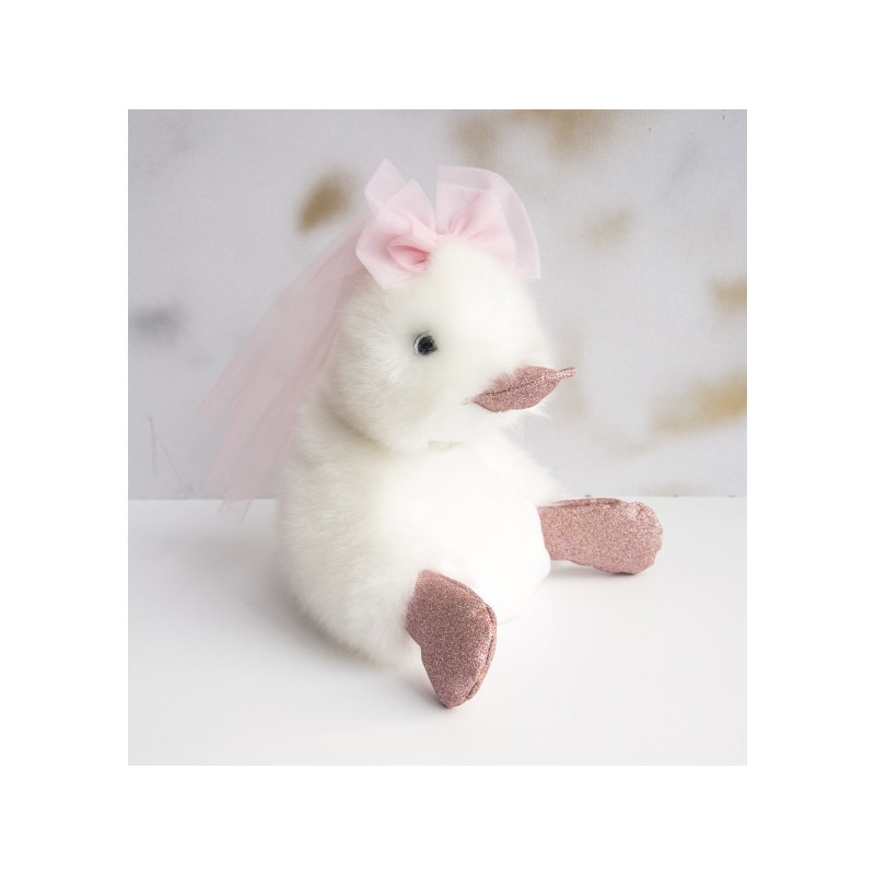 Peluche coin coin just married - 18 cm -CC7013