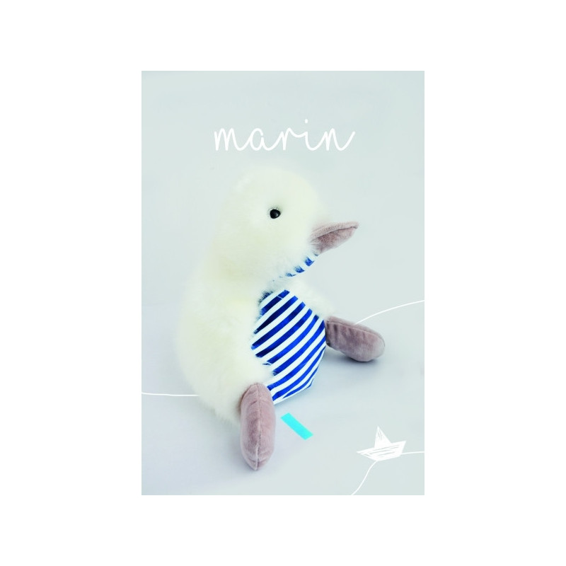 Animaux de la ferme Peluche coin coin marin - 30 cm -CC7019