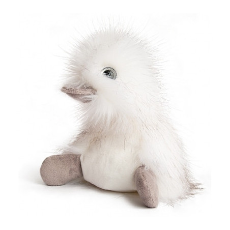 Animaux de la ferme Peluche coin coin panache blanc - 22 cm -HO2680