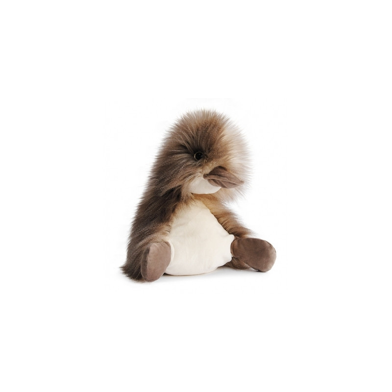 Animaux de la ferme Peluche coin coin panache taupe - 50 cm -HO2467