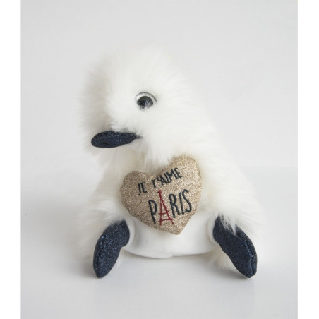 Peluche coin coin paris - 18 cm -CC7049