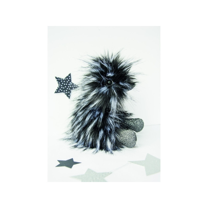 Peluche coin coin punkie black - 22 cm -CC7044