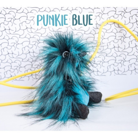 Animaux de la ferme Peluche coin coin punkie blue - 22 cm -CC7026