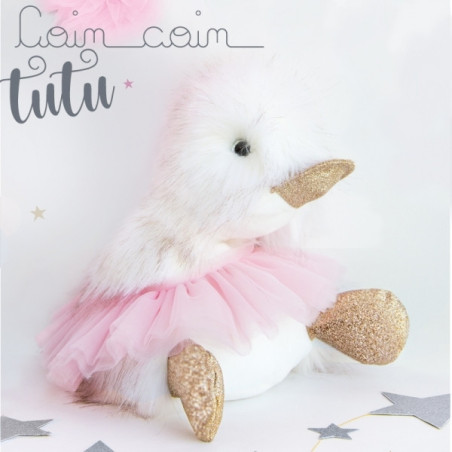 Peluche coin coin tutu - 30 cm -CC7023