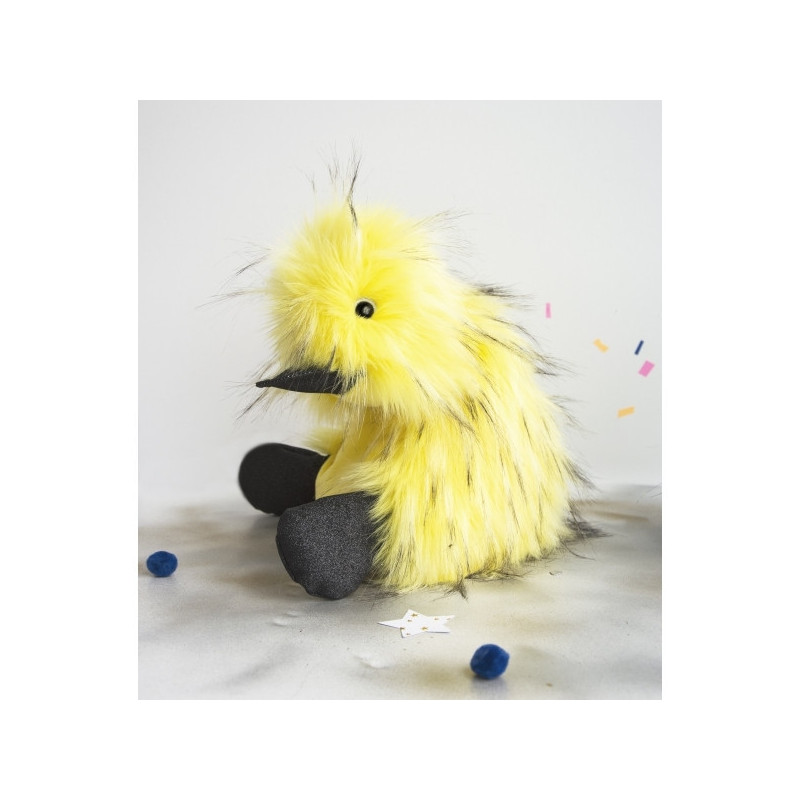 Peluche coin coin ziggy jaune - 30 cm -CC7040