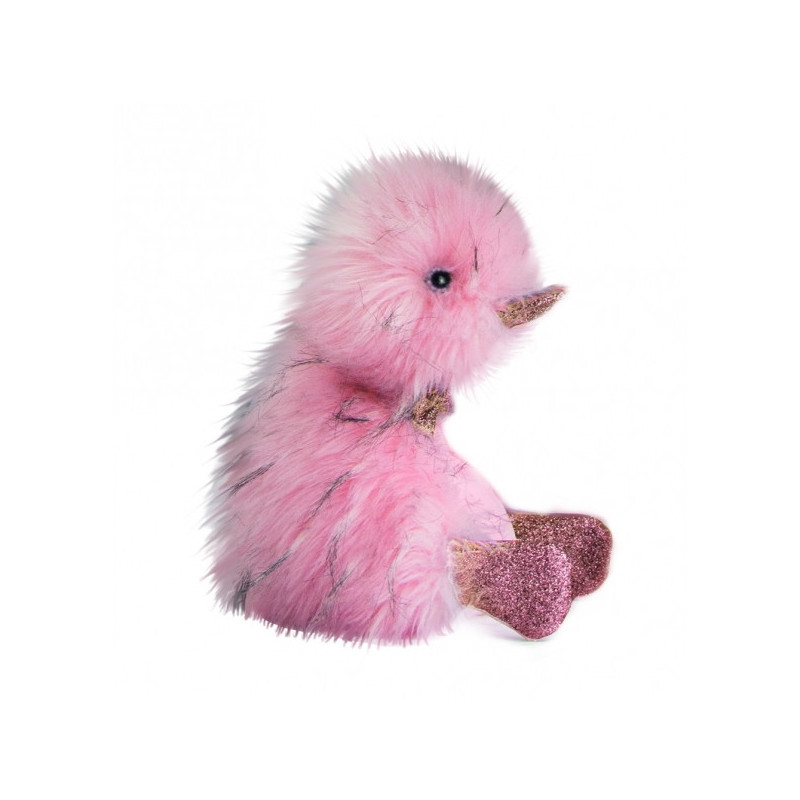 Animaux de la ferme Peluche coin coin ziggy rose - 18 cm -CC7056