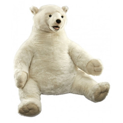 Animaux-Bois-Animaux-Bronzes propose Ours polaire 92cm peluche animalière -6743