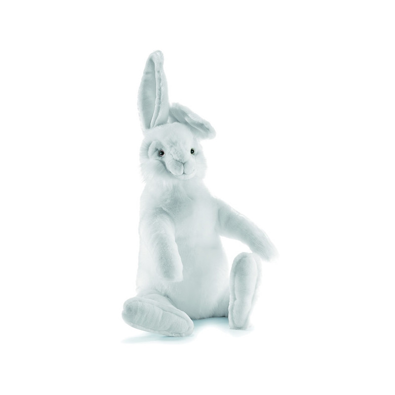 Anima - Peluche lapin pantin blanc 100 cm -4795