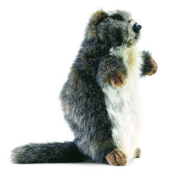 Animaux de la forêt Marmotte marionnette 35 cm peluche animalière -3931