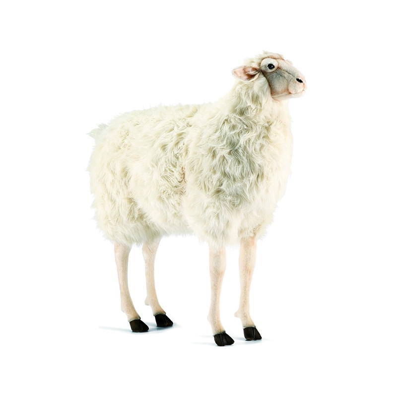 Anima - Peluche mouton debout écru 100 cm -3660