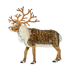 Animaux de la forêt Renne nordic 130cmh/120cml peluche animalière -6916