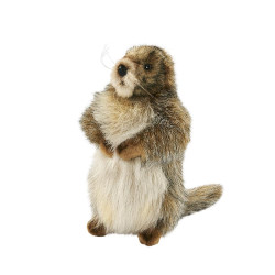 Animaux de la forêt Marmotte 44cmh peluche animalière -3982
