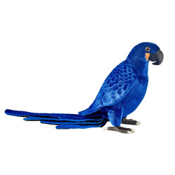 Décoration OiseauxAra hyacinthe oiseau 65cml peluche animalière -7370 Anima