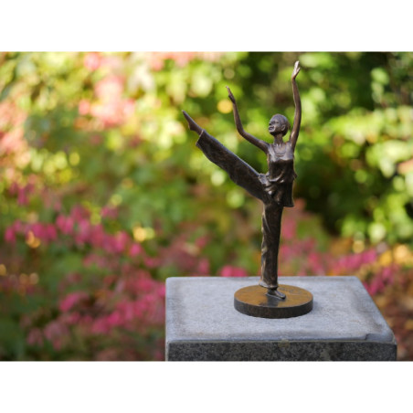 Décoration Statuette bronze personnage Statuette ballerine bronze -AN2396BRW-P22