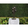 Décoration Statuette bronze personnage Statuette famille moderne de 4 h 33cm bronze -AN2756BR-BI