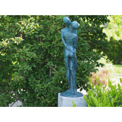 Décoration Statuette bronze personnage Statue bronze amoureux modernes -B58652