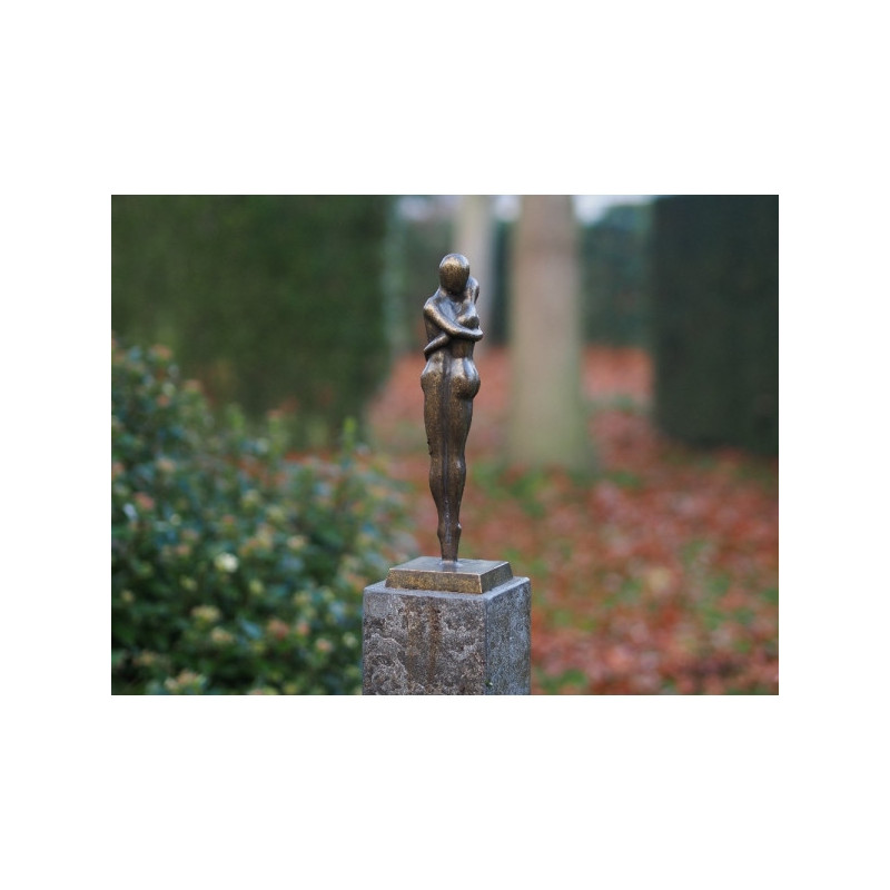 Statuette amoureux modernes bronze -AN2702BR-BI