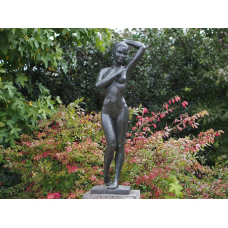 Décors Animaux en Bronze Statue bronze femme nue debout 120cm