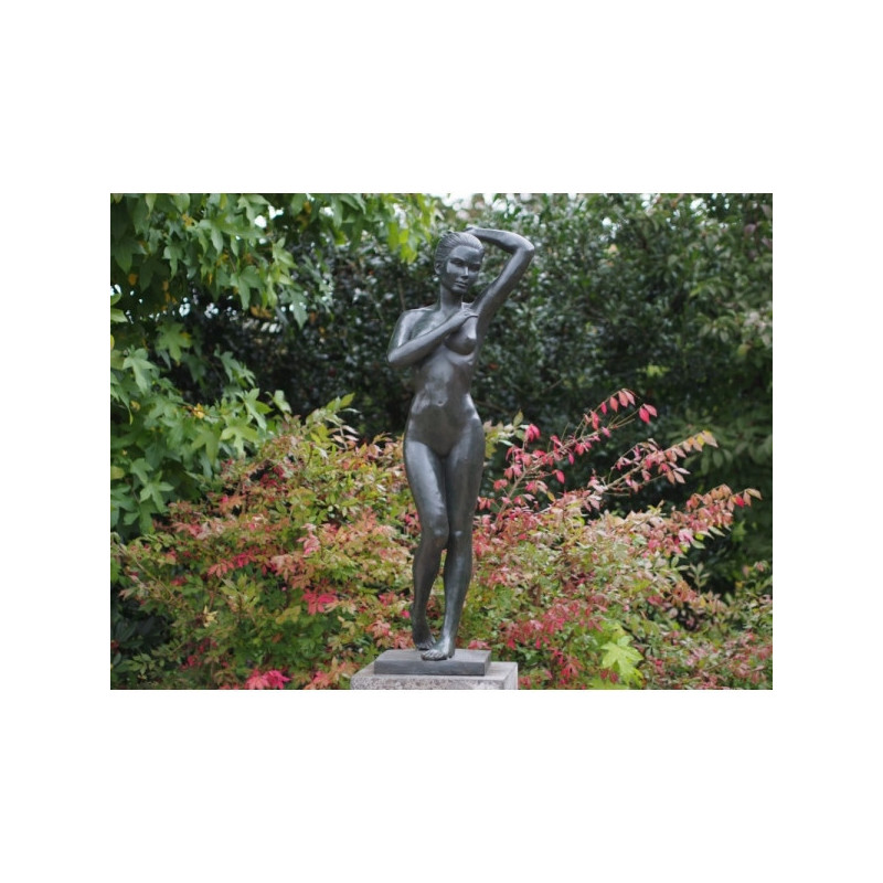 Décors Animaux en Bronze Statue bronze femme nue debout 120cm