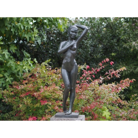 Décors Animaux en Bronze Statue bronze femme nue debout 120cm