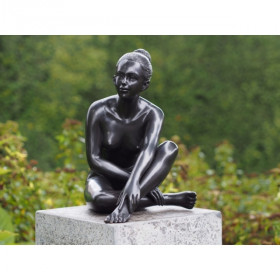 Statuette nu assis bronze -BS1401B