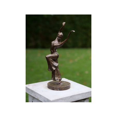Décors Animaux en Bronze Statuette fille qui danse bronze -AN2399BRW-P