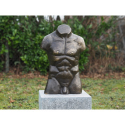 Décors Animaux en Bronze Statuette bronze grand torse d'homme cm